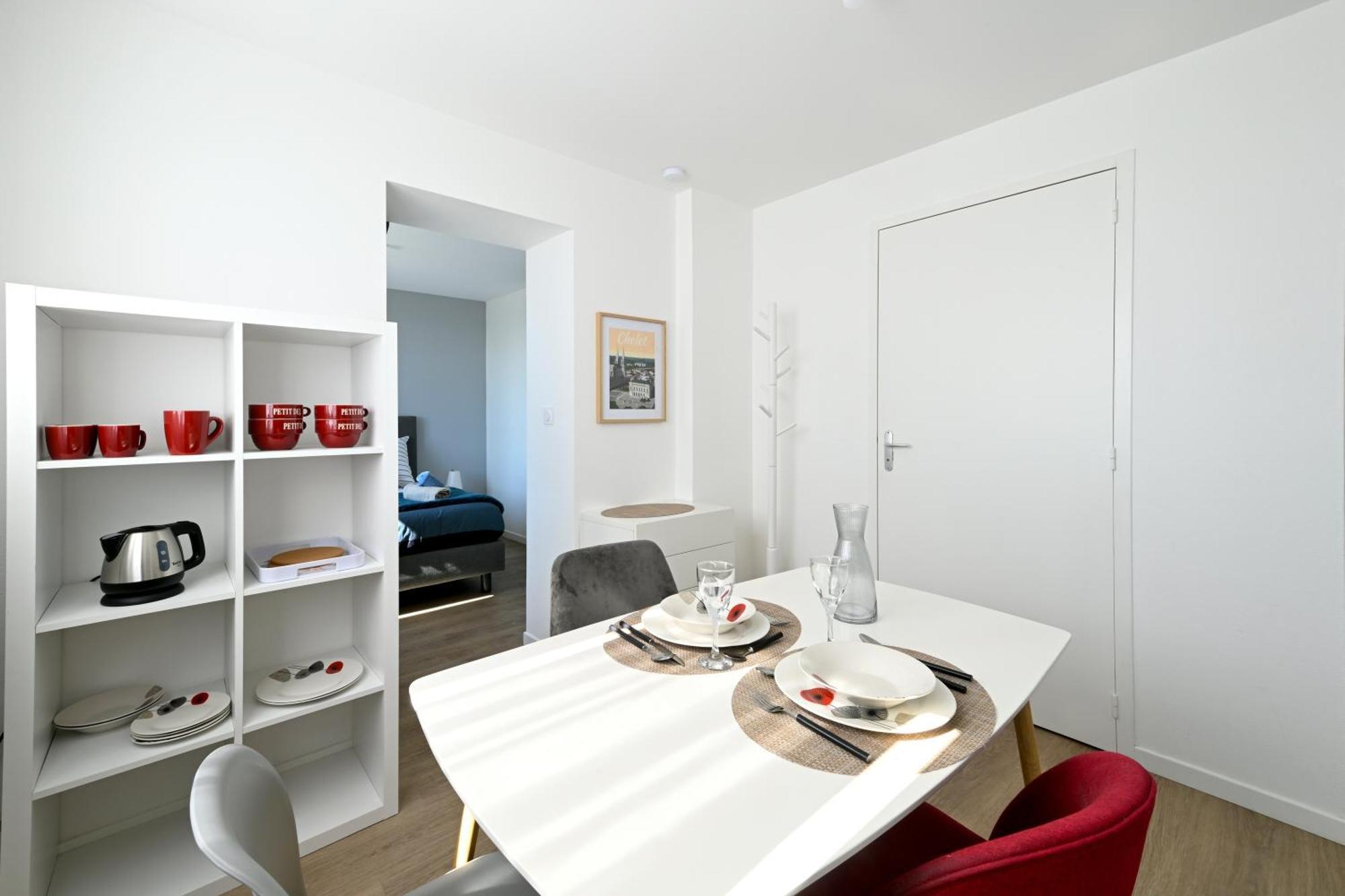 L'Ange Bleu - Appt A 25 Min Du Puy Du Fou Apartment Cholet Luaran gambar